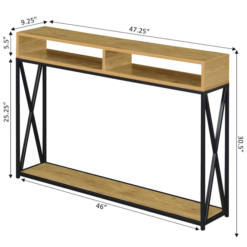 Convenience Concepts Tucson Deluxe Console Table with Shelf