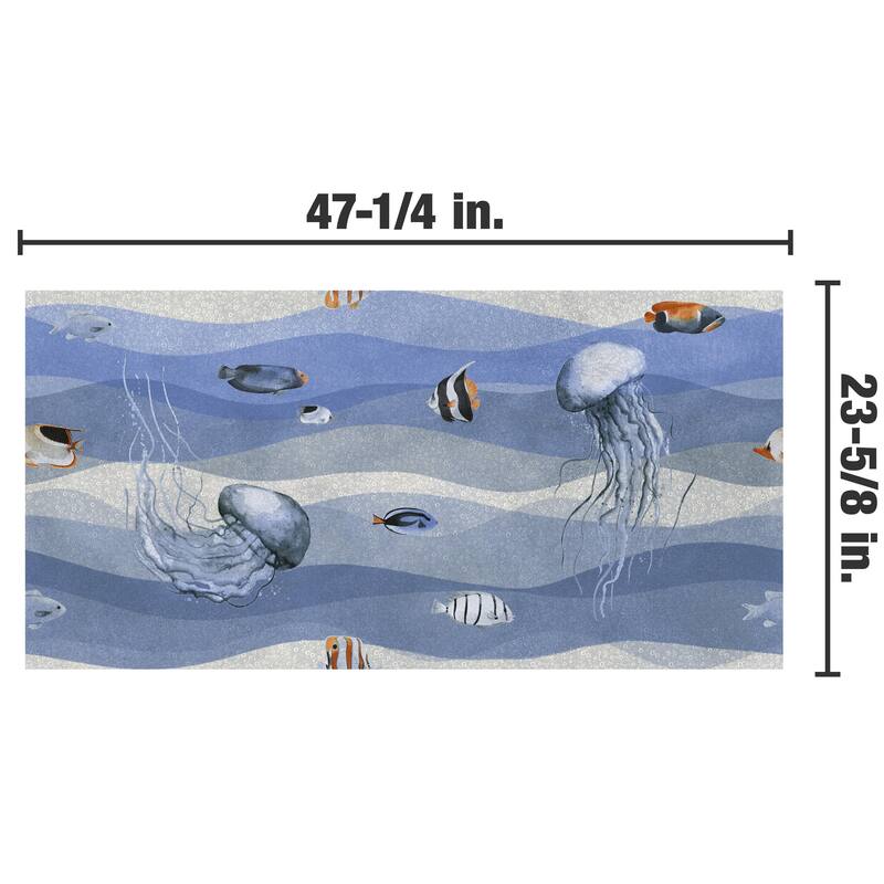 Merola Tile Dreamscape Pacific 23-5/8" x 47-1/4" Porcelain Floor and Wall Tile