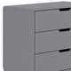 preview thumbnail 18 of 18, Wooden 3-Drawer Dresser with Smooth Bearing Slides for Kids Bedroom