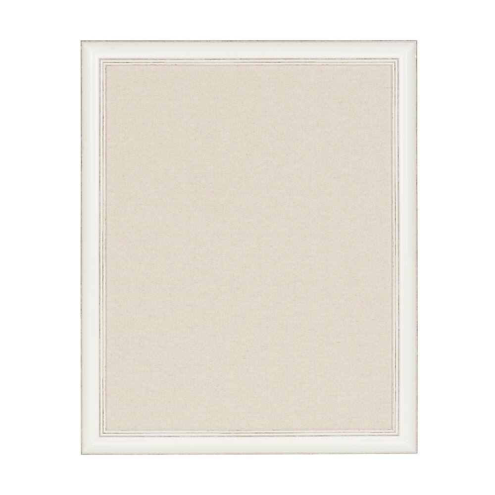 DesignOvation Macon Framed Linen Fabric Pinboard