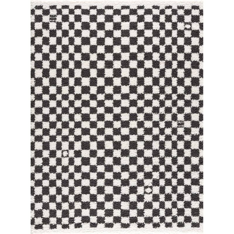 Hauteloom Butch Living Room, Bedroom Patio Outdoor Area Rug - Farmhouse - Taupe,Beige - 2' x 3'