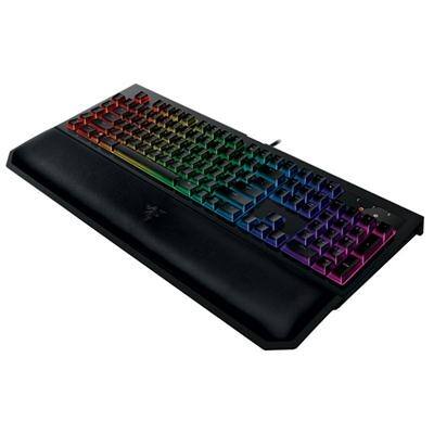 Razer Blackwidow Chroma V2 Clicky Rgb Mechanical Gaming Keyboard Ergonomic Wrist Rest Razer Green Switches Overstock