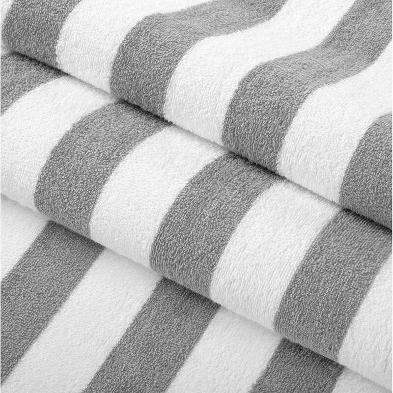 Arkwright California Cabana 4-Piece striped Beach Towel Set - 30x70