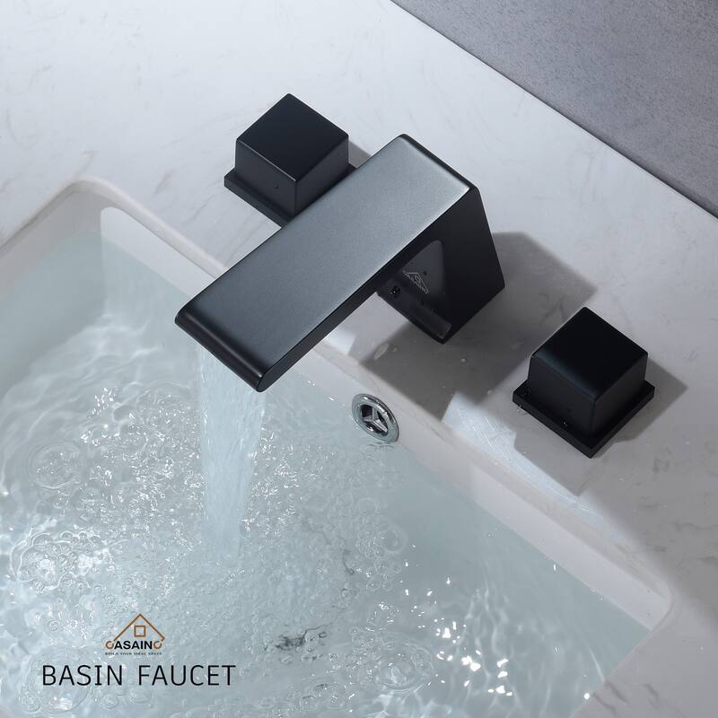 8 in. Widespread Double Handle Bathroom Faucet
