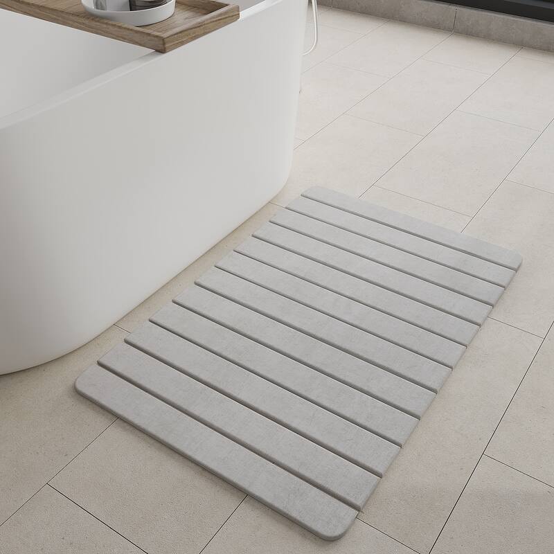 Diatomite Quick Dry Stone Large Wide 35" x 24" Bath Mat