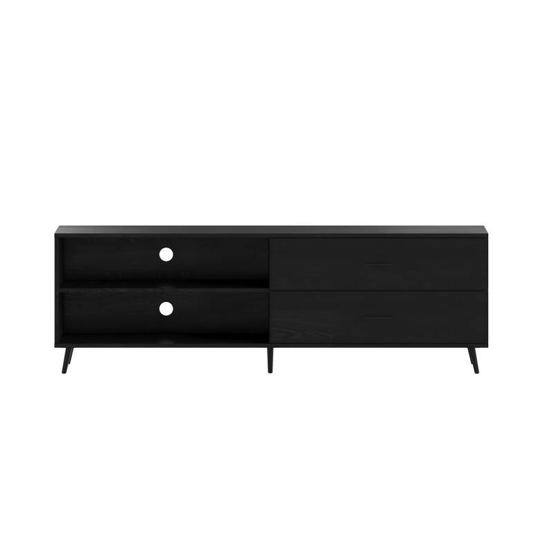 TV Stand for up to TV's with Adjustable Shelf and Storage Drawers