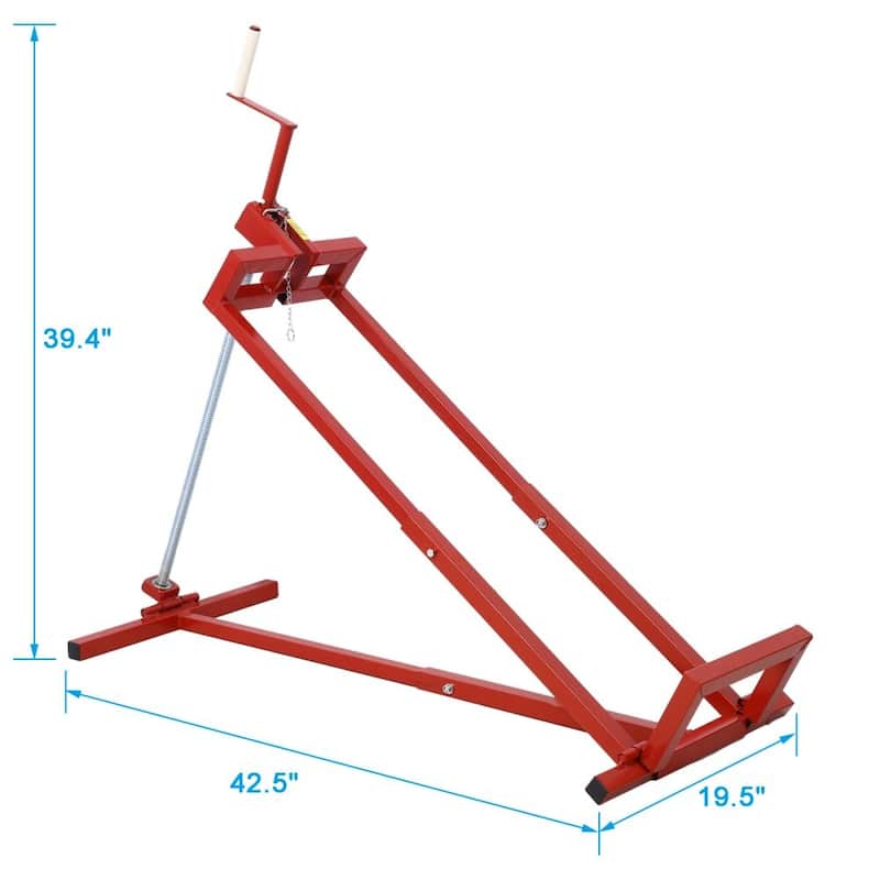 800 Lbs Capacity Easy Lawn Mower Lift for Riding Tractors