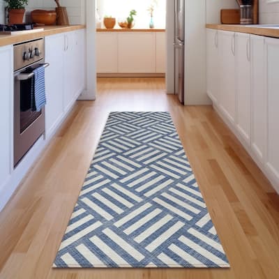 Premium Washable Super Soft Contemporary Mosaic Mayfield Rug