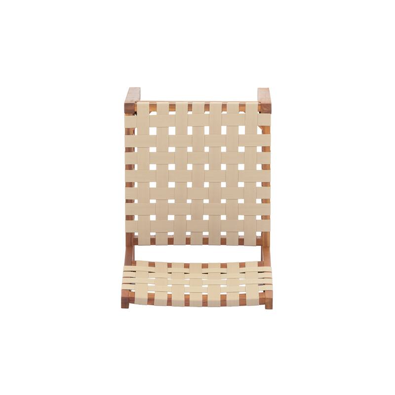 Christopher Knight Home - Acacia Solid Wood Outdoor Patio Side Chairs with Rope (Set of 2)