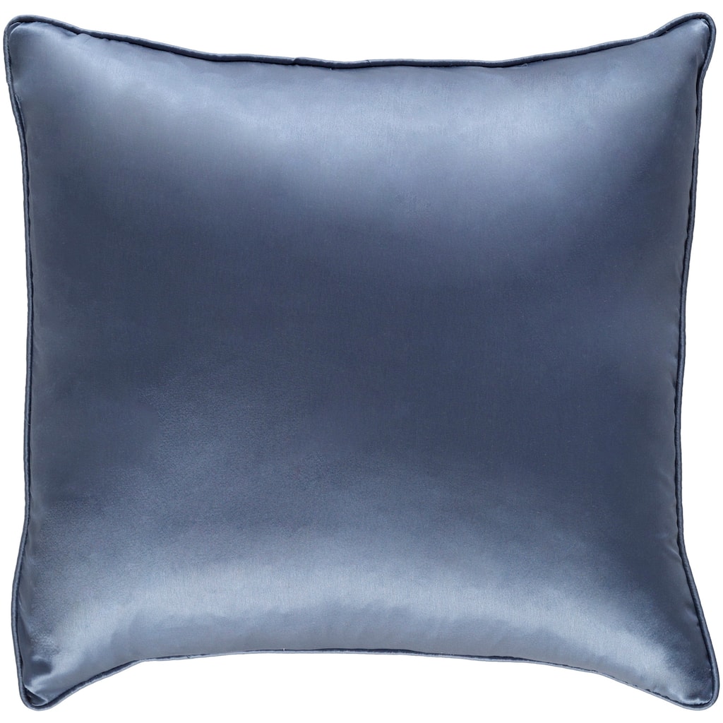 Decorative Verdi Dark Blue 18-inch Throw Pillow Cover