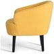 preview thumbnail 70 of 71, Bayville Sherpa Polyester Upholstered Barrel Chair - Faux Shearling
