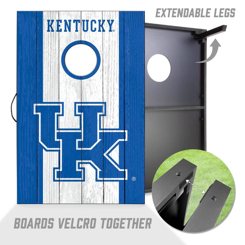Kentucky Wildcats NCAA Compact 2x3 Tailgate Cornhole Board Set