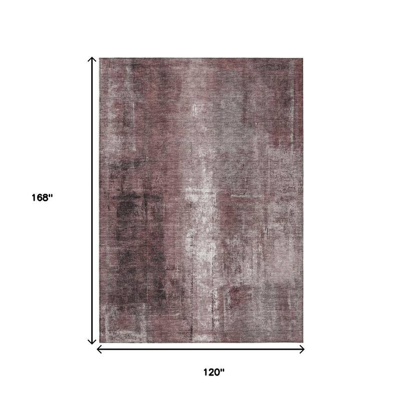 HomeRoots Abstract Transitional Rectangle Outdoor Rug