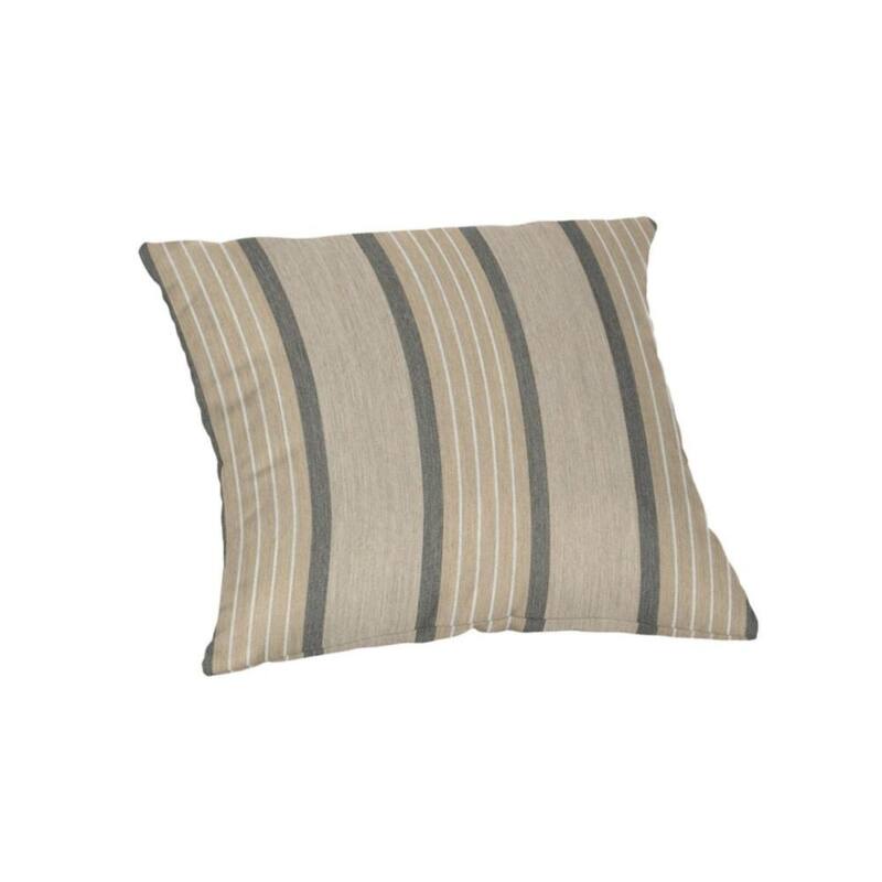 Sunbrella 16-inch Square Striped Outdoor Throw Pillow