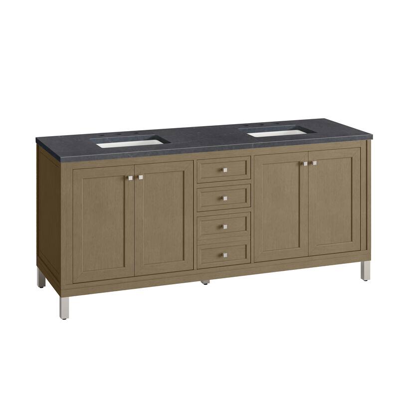 James Martin Vanities 503-V72-3CSP Chicago 72" Free Standing Double