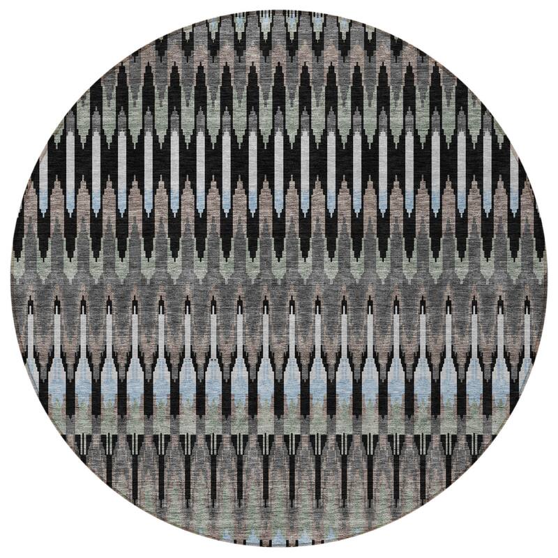 HomeRoots Southwestern Transitional Rectangle Outdoor Rug