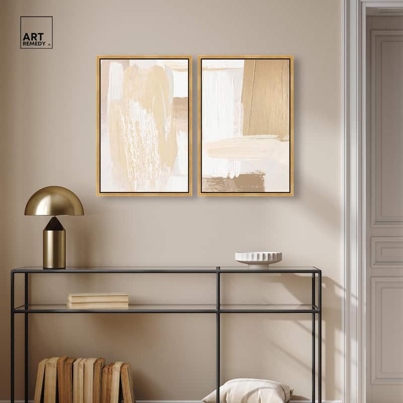 Tactile Textures II Canvas Set of 2 by Art Remedy