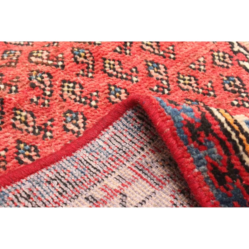 ECARPETGALLERY Hand-knotted Andelz Red Wool Rug - 4'2 x 6'8