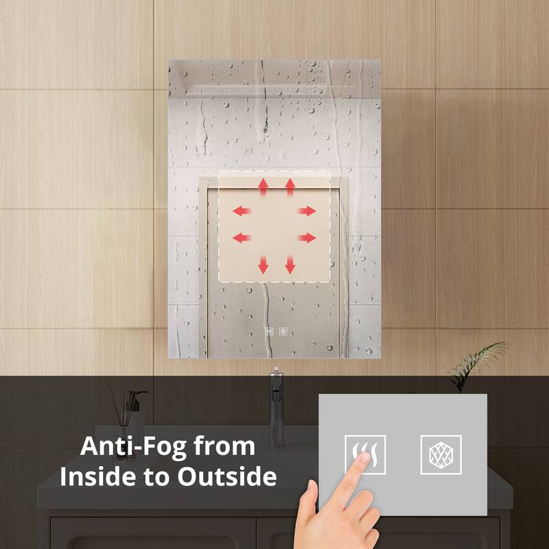 Vellum LED Bathroom Vanity Mirror - N/A