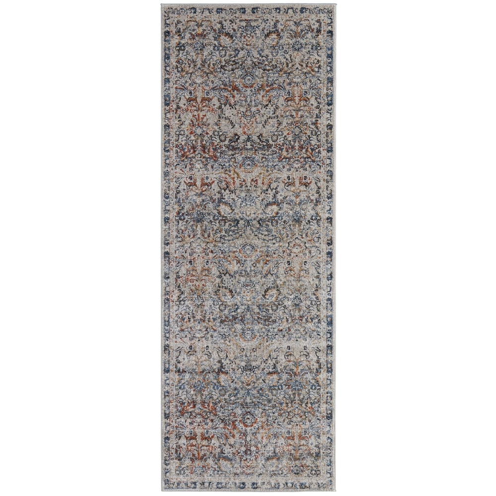 Grand Bazaar Frencess Machine Made Damask Transitional Area Rug