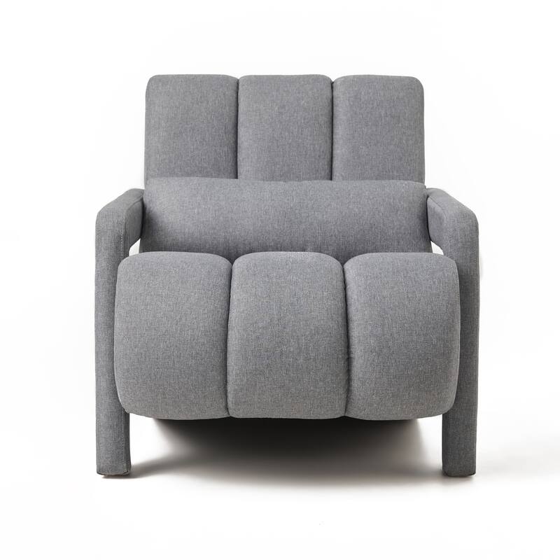 Modern Upholstered accent chair with a pillow