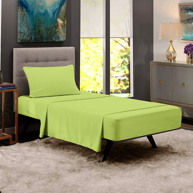 Premium Home Collection Microfiber Soft Cooling Twin Bed Sheet Set - 3 Piece