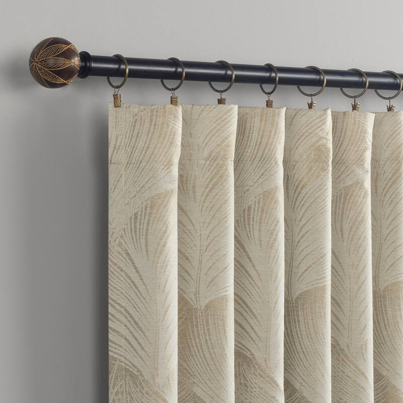 Indigo Road by Egypt Sherrod Coppa Magnetic Closure Total Blackout Back Tab 1-Piece Curtain Panel, Single Panel