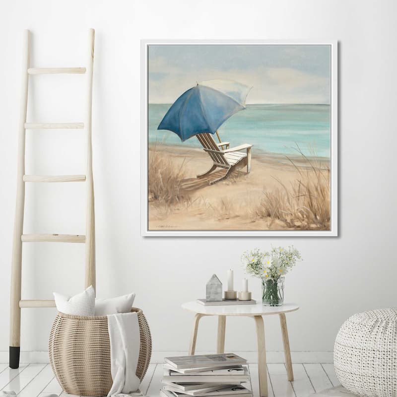 "Summer Vacation I" by Carol Robinson Print on Floating Canvas