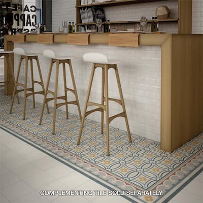 Merola Tile Caprice Saint Tropez Encaustic 7.86" x 7.86" Porcelain Floor and Wall Tile