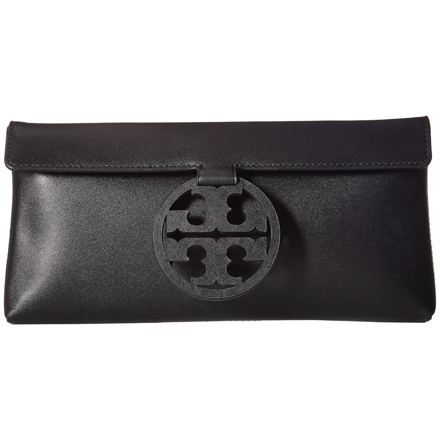 tory burch miller leather clutch