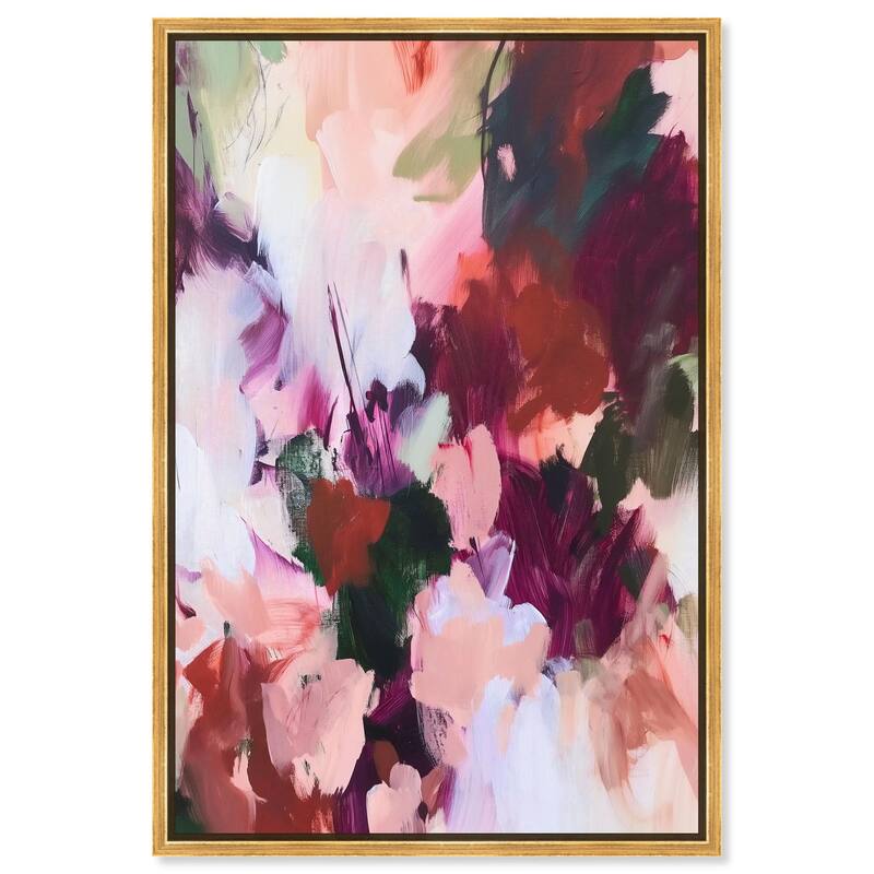 Adelas Garden I Canvas by Art Remedy - Gold - 36" x 54"
