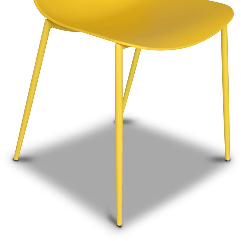Poly & Bark Isla Modern Dining Chairs (Set of 4) - Indoor or Outdoor Use