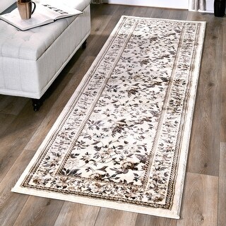 Mda Rug Importsvaso Collection Area Rug Ivory Cream 8 Runner Dailymail
