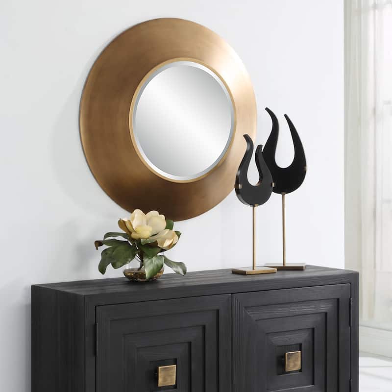 Uttermost 09959 Contessa 29-1/2" Diameter Circular Framed Bathroom