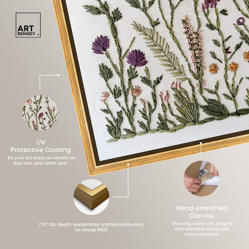 Wildflower Patch III Canvas by Art Remedy