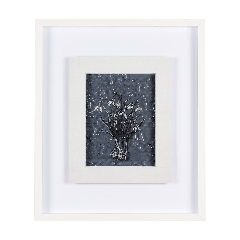 Botanical Sketches VI (Blue) Framed Art Print