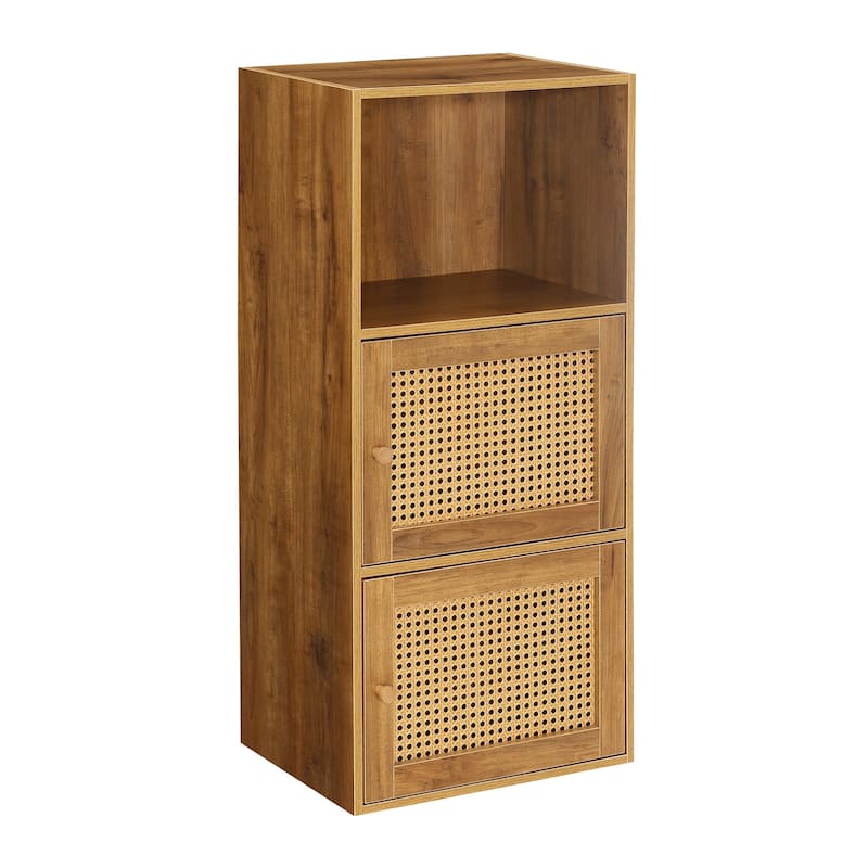2 Door Storage Cabinet with Shelf - Home Organization & Entryway Decor