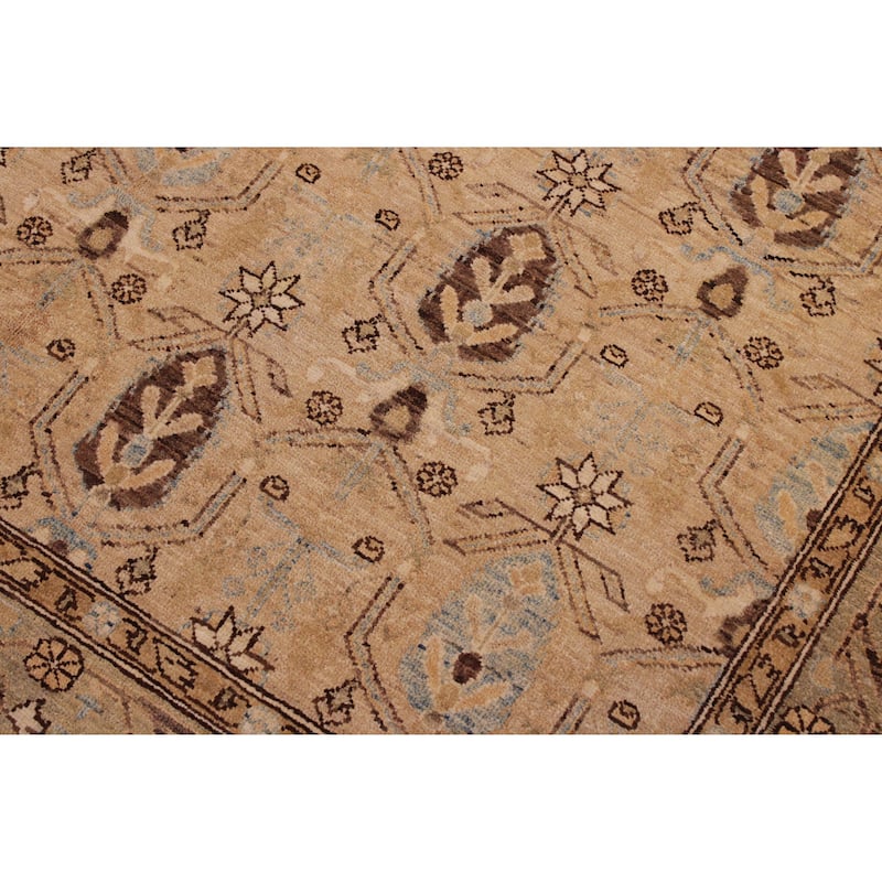 Vintage Herati Bidjar Hand Knotted Wool Rug