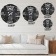 preview thumbnail 4 of 8, Designart 'Bakery Characters' Oversized Modern Wall CLock