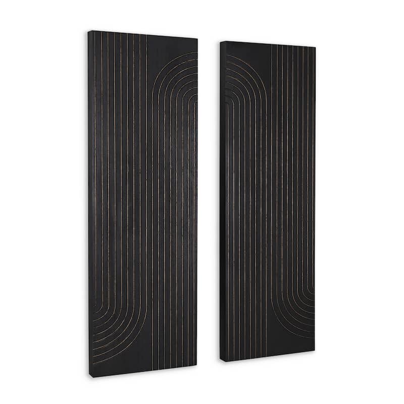 Asher Wood Wall Decor, Set of 2