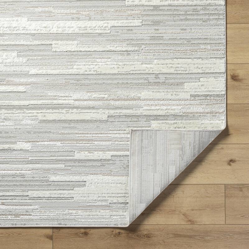 Livabliss Maguire Casual Abstract Striped Area Rug