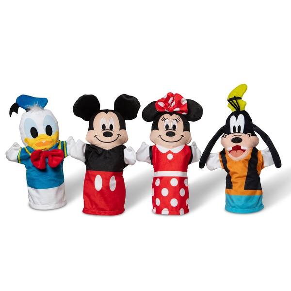 slide 2 of 6, Melissa & Doug Disney Mickey Mouse & Friends Soft & Cuddly Hand Puppets - Multi Multi - Kids