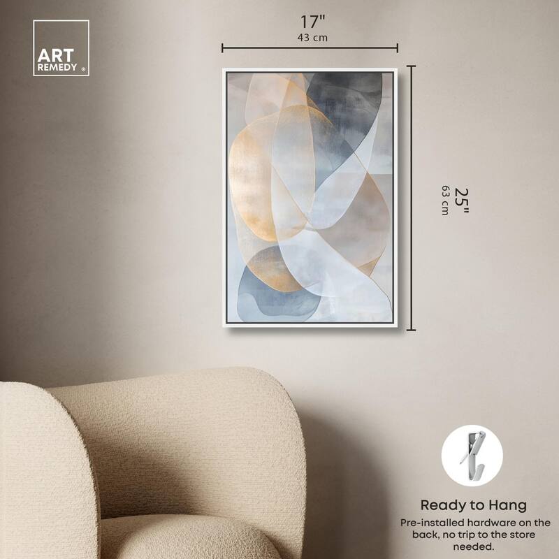 Blue Haze Canvas by Art Remedy