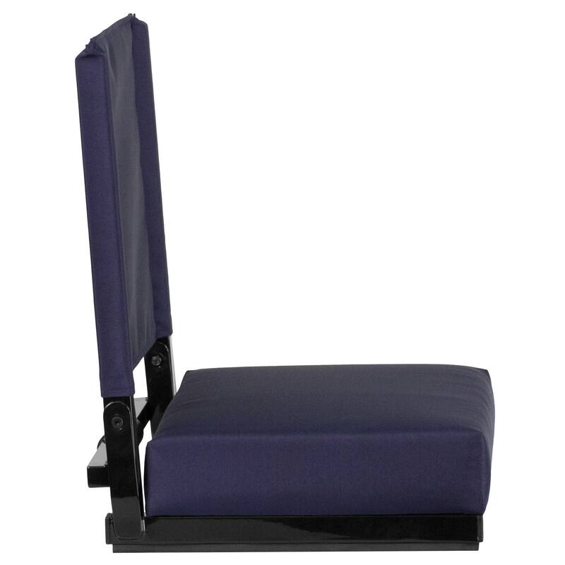 2 Pack 500 lb. Rated Lightweight Stadium Chair-Handle-Padded Seat