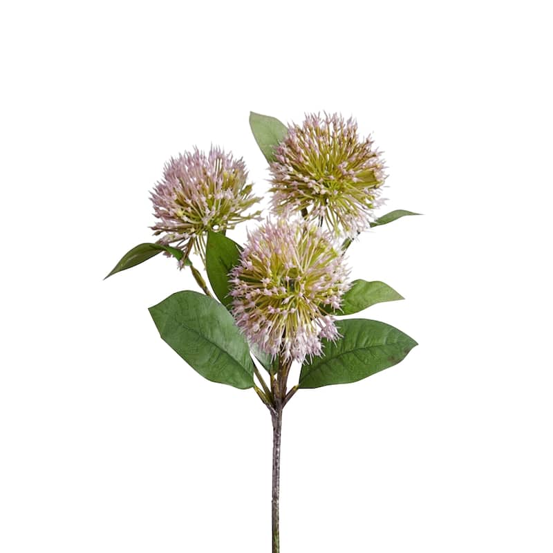 Chinese Sweet Gum Blossom Artificial Spray - 15" - Lavender Purple