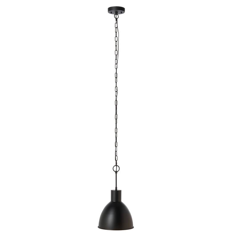 SAFAVIEH Lighting Annelouise 10" Modern & Contemporary Outdoor Pendant - 10" W x 10" D x 63" H - Black - 10Wx10Dx63H