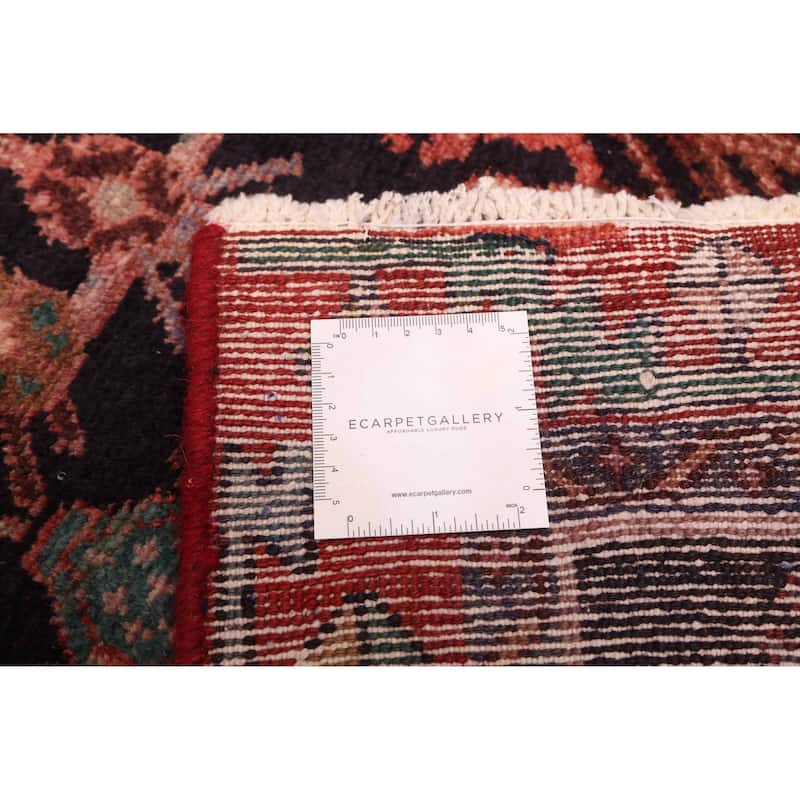 ECARPETGALLERY Hand-knotted Andelz Navy Wool Rug - 3'11 x 10'10