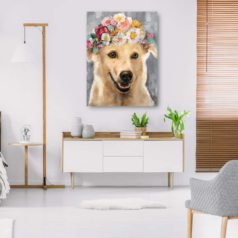 Flower Power VI By Studio Arts Canvas Art Print