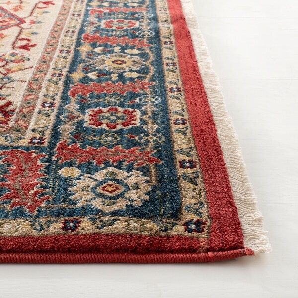 Lauren Ralph Lauren Chloe Traditional Medallion Rug Fringe - Bed