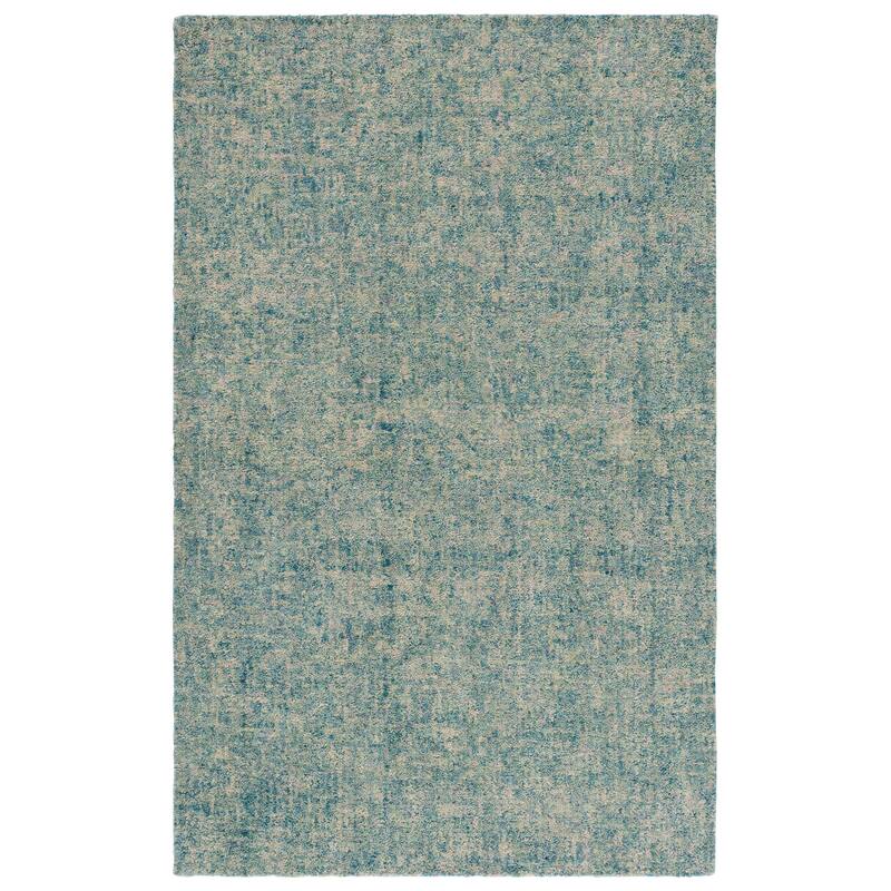 SAFAVIEH Handmade Gabbeh Andrina Southwestern Rug - 6' Square - Light Blue/Beige - Square